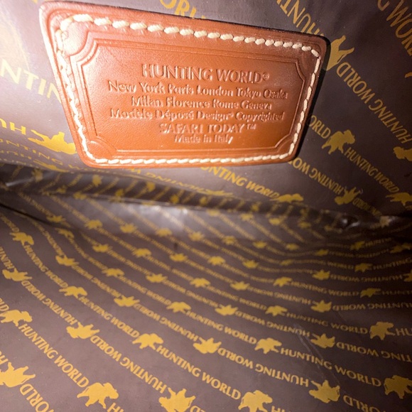 Hunting World Brown/light green Bag with clutch - Picture 6 of 13